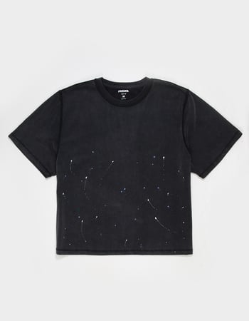 RSQ Mens Paint Splatter Boxy Tee Alternative Image