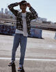 RSQ Mens Relaxed Taper Medium Tint Denim Jeans image number 8