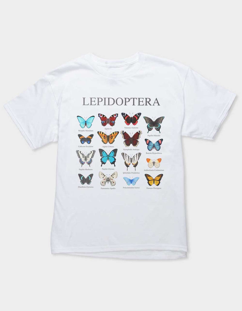 BUTTERFLY Lepidoptera Types Unisex Kids Tee image number 0
