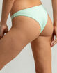 FULL TILT Mint High Leg Cheekier Bikini Bottoms image number 2
