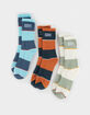 SALTY CREW Cutlap 3 Pack Mens Crew Socks image number 1