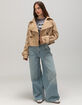 RSQ Womens Crop Trench Coat image number 2