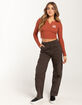 BILLABONG Wall To Wall Womens Denim Cargo Pants image number 1