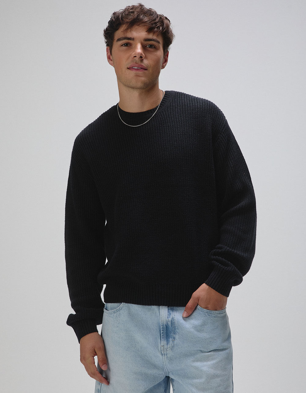 RSQ Mens Crewneck Sweater - BLACK | Tillys