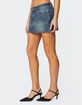 EDIKTED Ruari Studded Denim Mini Skirt image number 3