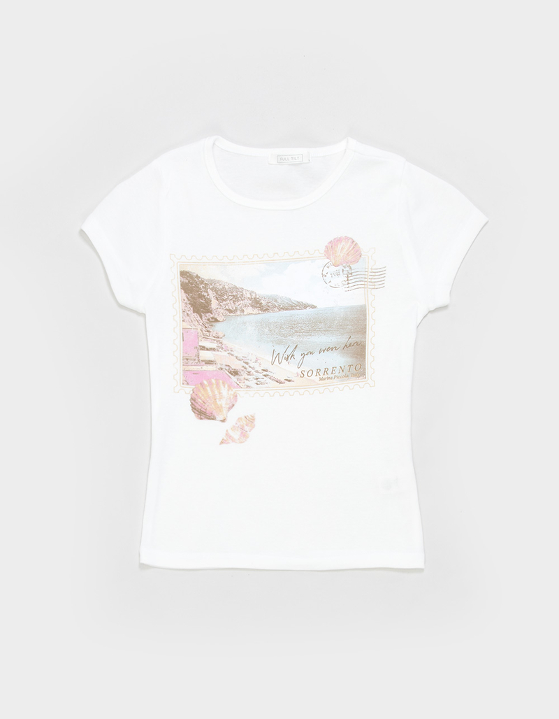 FULL TILT Shell Sorrento Girls Tee image number 0