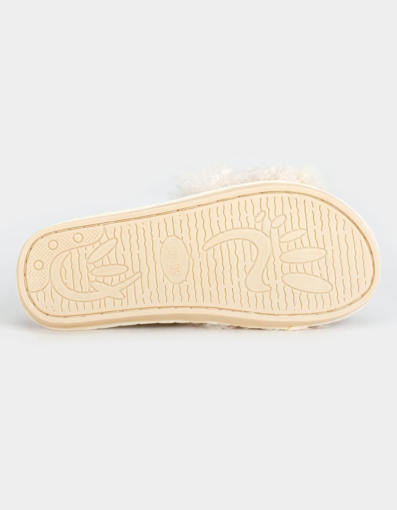 CASA CLARA Lola Womens Ivory Slippers image number 3