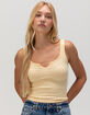 TILLYS Split Neck Womens Tank Top image number 1