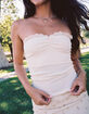 NECTAR CLOTHING Ruffled Pointelle Womens Tube Top image number 7