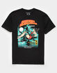 RIOT SOCIETY Black Lagoon Mens T-Shirt image number 1