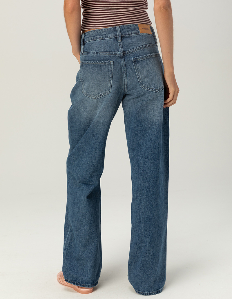 RSQ Womens Low Rise Loose Straight Jeans image number 3