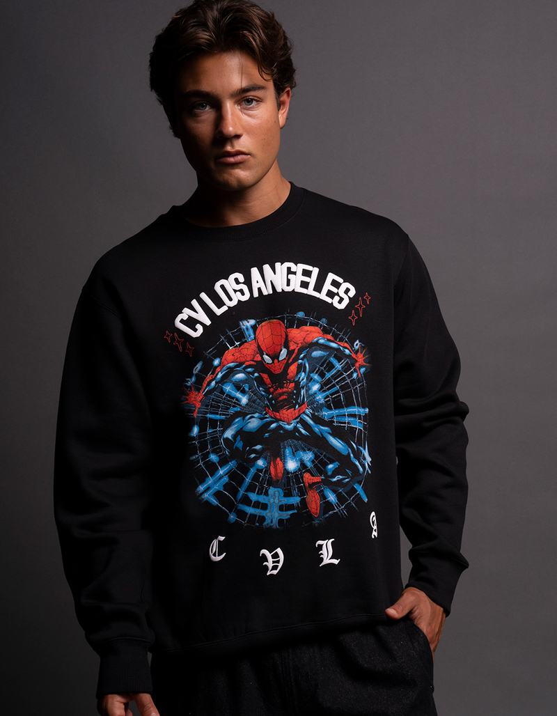 CVLA x Marvel Spider-Man Spidy Mens Crewneck Sweatshirt image number 0