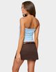 EDIKTED Polka Dot Built In Bra Tube Top image number 3