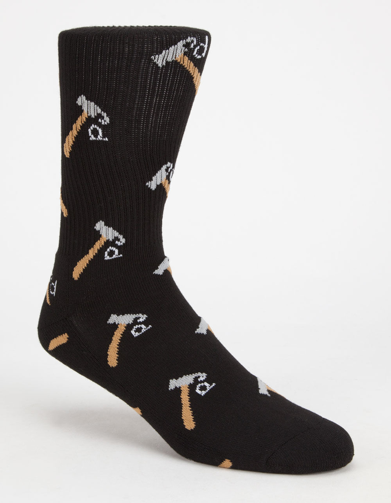 LRG Hammered Mens Crew Socks image number 0