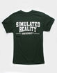 9TH LIFE Simulated Reality Mens Tee image number 1