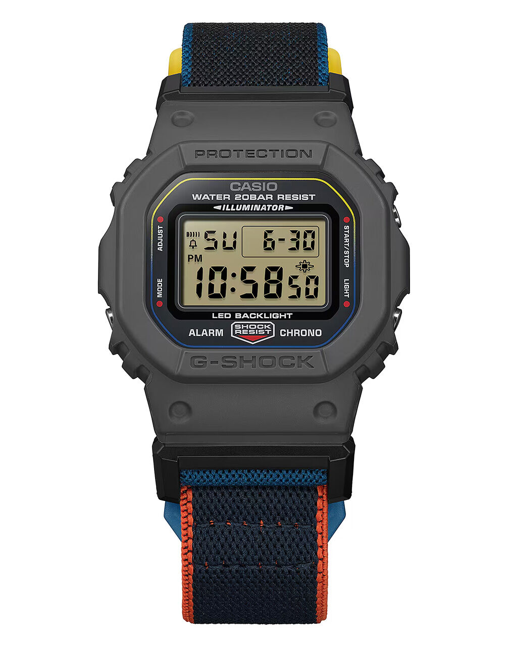 G-SHOCK DW5600MNC8A2 Watch - NAVY/ORANGE - ONE SIZE | Tillys