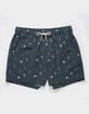 RSQ Mens Pirate Ditsy 5'' Swim Shorts image number 2