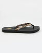 VANS Soft-Top Leopard Womens Sandals image number 1