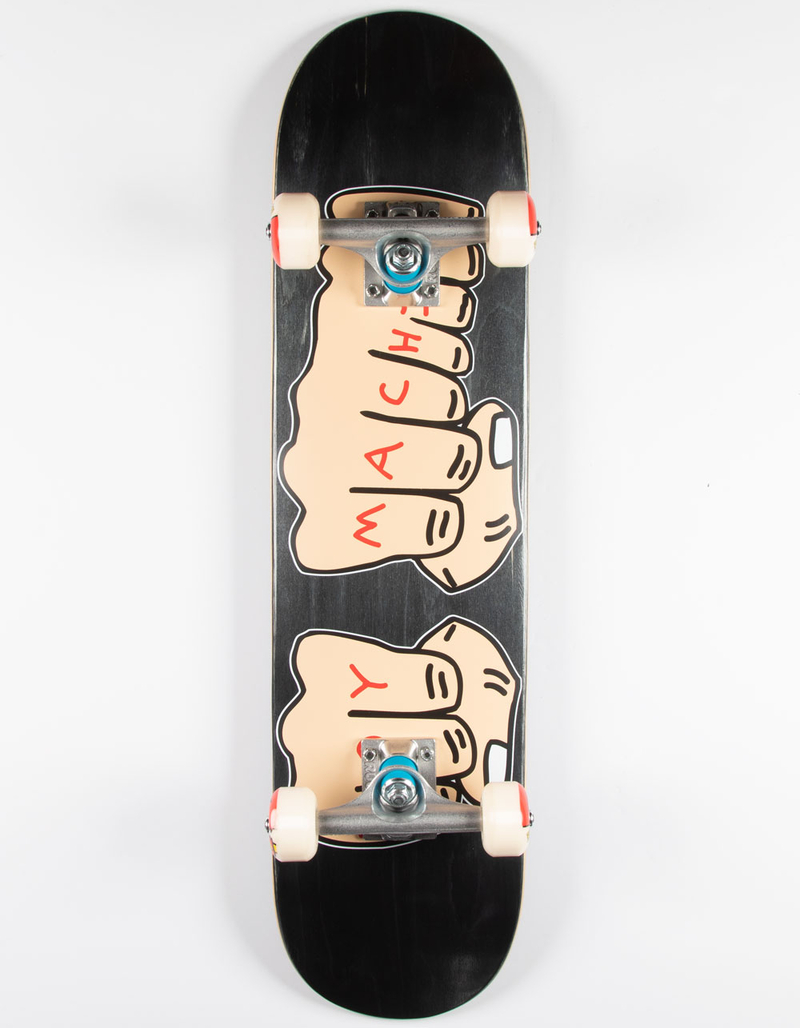 TOY MACHINE 7.375" Woodgrain Mini Complete Skateboard image number 0