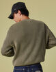 RSQ Mens Washed Crewneck Sweater image number 3