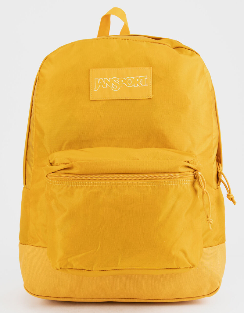 JANSPORT Mono SuperBreak English Mustard Yellow Backpack image number 0