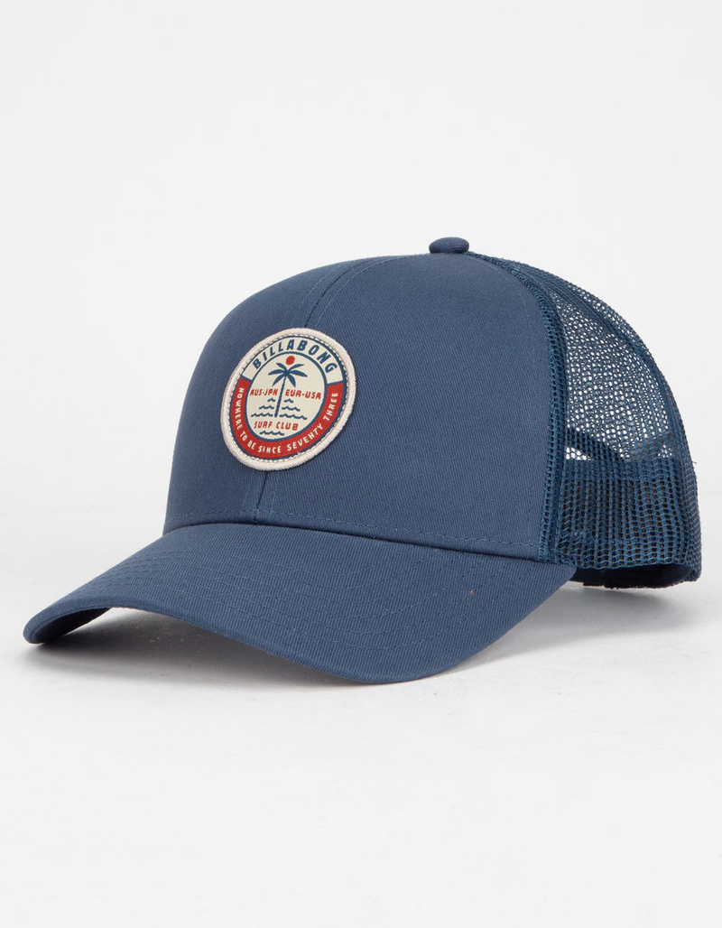 BILLABONG Walled Blue Mens Trucker Hat image number 0