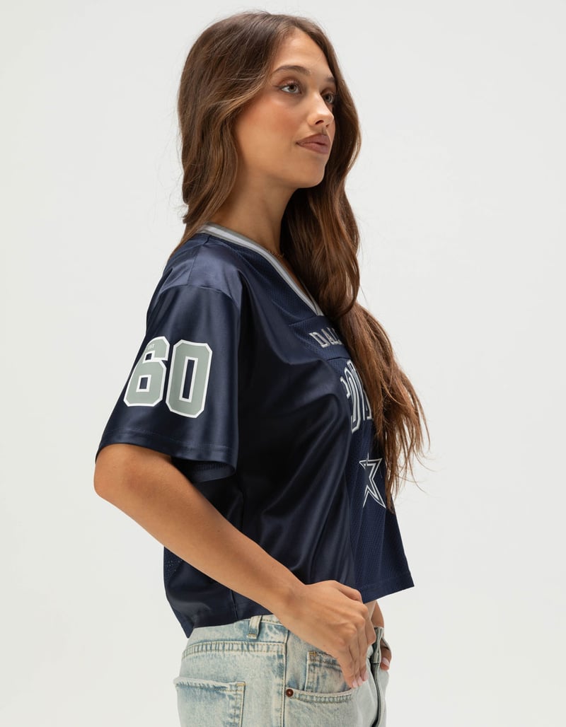 DALLAS COWBOYS Fight Song Womens Crop Mesh Jersey image number 3