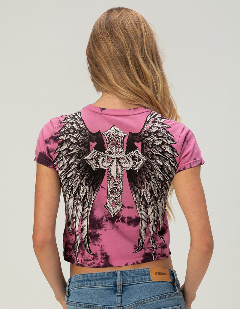 AFFLICTION Jovial Womens Baby Tee image number 3
