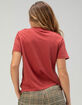 BRIXTON Carefree Womens Pocket Tee image number 4