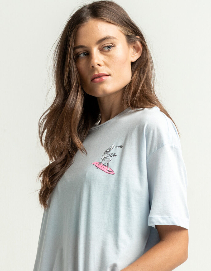 BILLABONG True Boy Skeleton Womens Oversized Tee image number 2