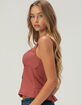 RSQ Womens Button Front Cami image number 3