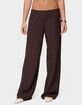 EDIKTED Kerie Pinstripe Low Rise Pants image number 1