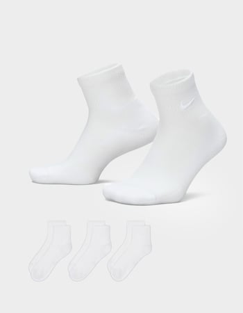 NIKE Everyday Elevated Embroidered Swoosh Womens Ankle Socks Primary Image