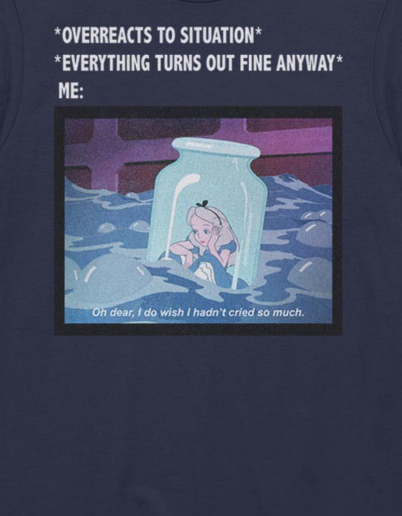 ALICE IN WONDERLAND Anxiety Meme Tee image number 1