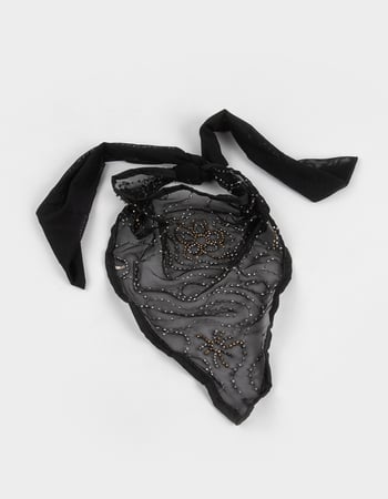 FULL TILT Beaded Embroidered Head Scarf Primary Image