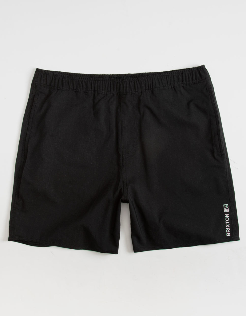 BRIXTON Steady X Mens Black Shorts image number 0