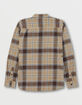 VOLCOM Caden Mens Plaid Flannel image number 3
