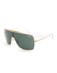 RAY-BAN Wings II Gold & Green Sunglasses image number 1