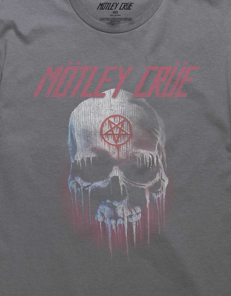 MOTLEY CRUE Drip Skull Unisex Tee image number 1