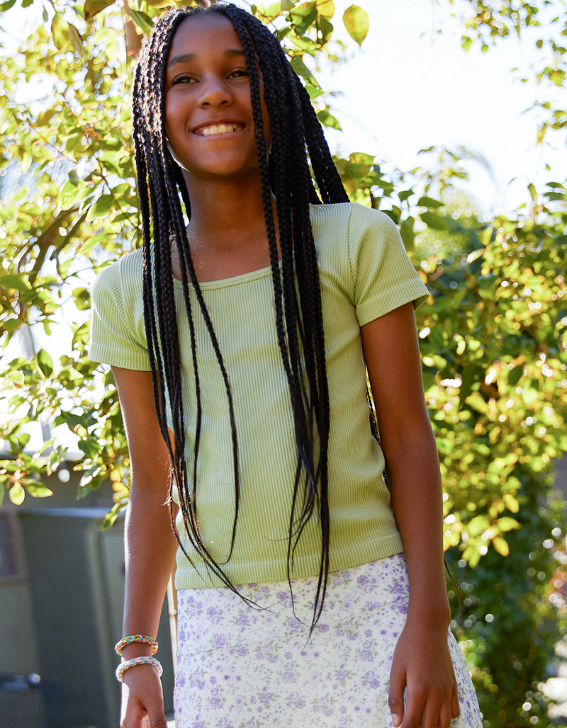 RSQ Girls Seamless Square Neck Top image number 0