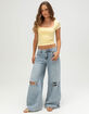 TILLYS Butter Soft Womens Square Neck Tee image number 2
