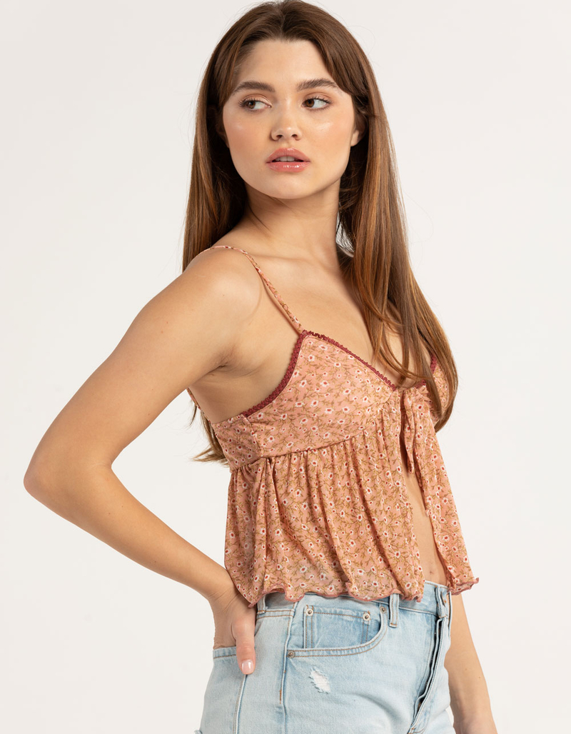 RSQ Womens Mesh Flyaway Cami image number 1