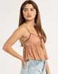 RSQ Womens Mesh Flyaway Cami image number 2
