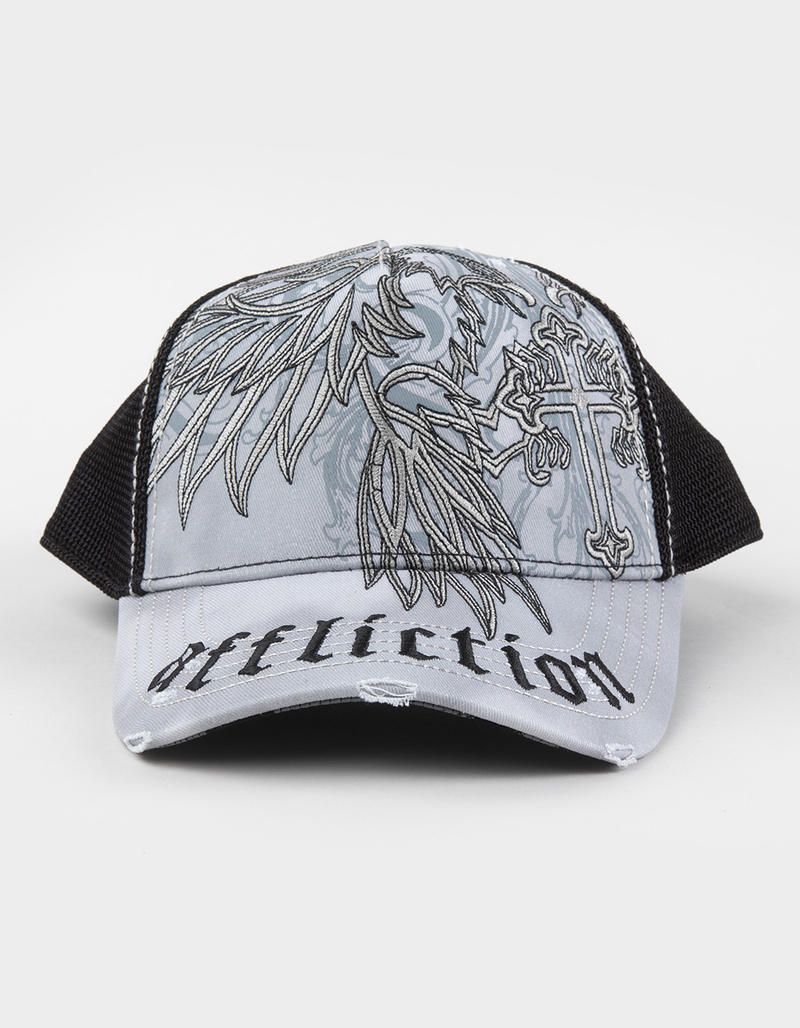 AFFLICTION Seismic Empire Trucker Hat image number 1