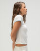 FULL TILT Lisbon Womens Ringer Tee image number 3