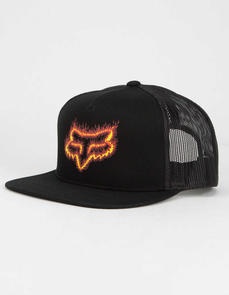 FOX Flame Head Mens Snapback image number 0