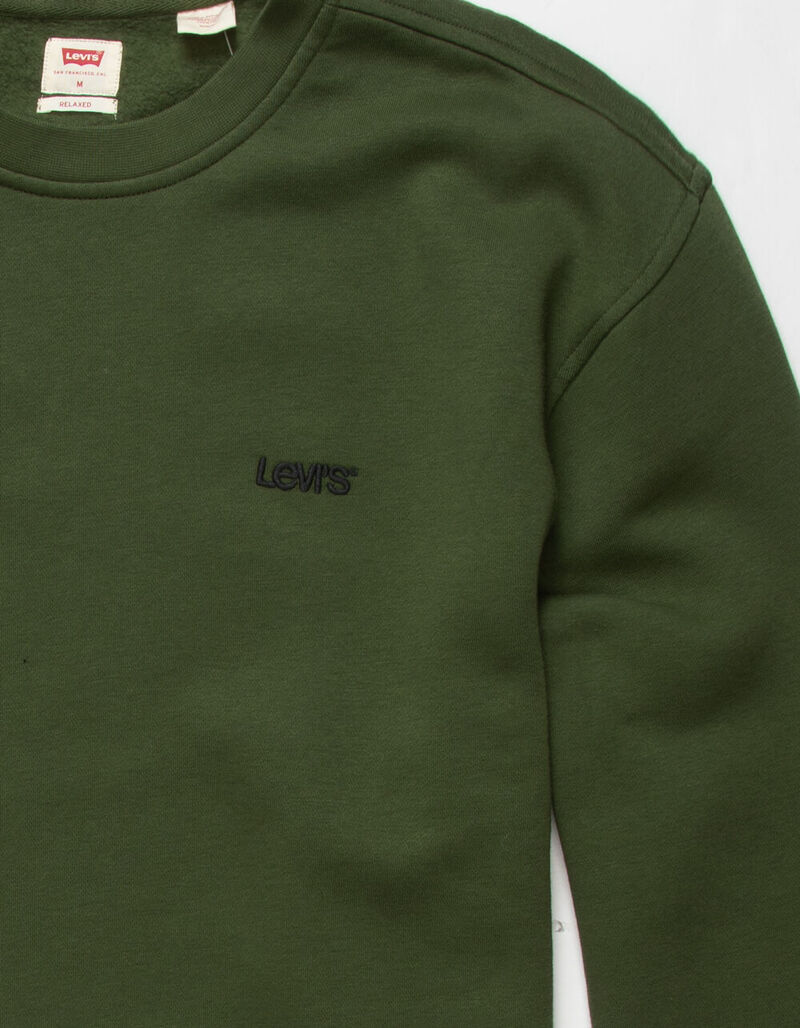 LEVI'S Seasonal Crew Neck Mens Sweatshirt - MOSS - A1572