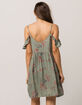 ROXY Do It My Way Cold Shoulder Babydoll Dress image number 3