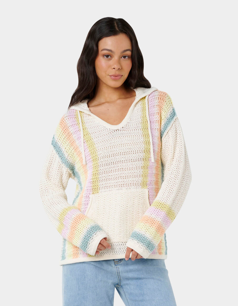 RIP CURL Revival Stripe Poncho Sweater image number 0