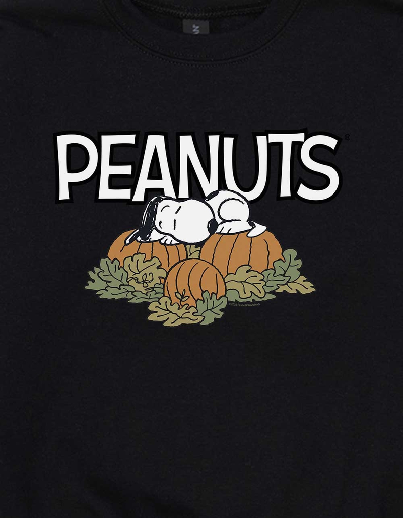 PEANUTS Pumpkin Snoopy Nap Unisex Kids Crewneck Sweatshirt image number 1